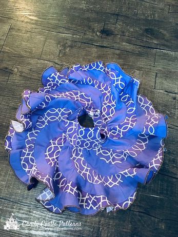 Peppermint Swirl Dress for Bears & Stuffies | candycastlepatterns.com