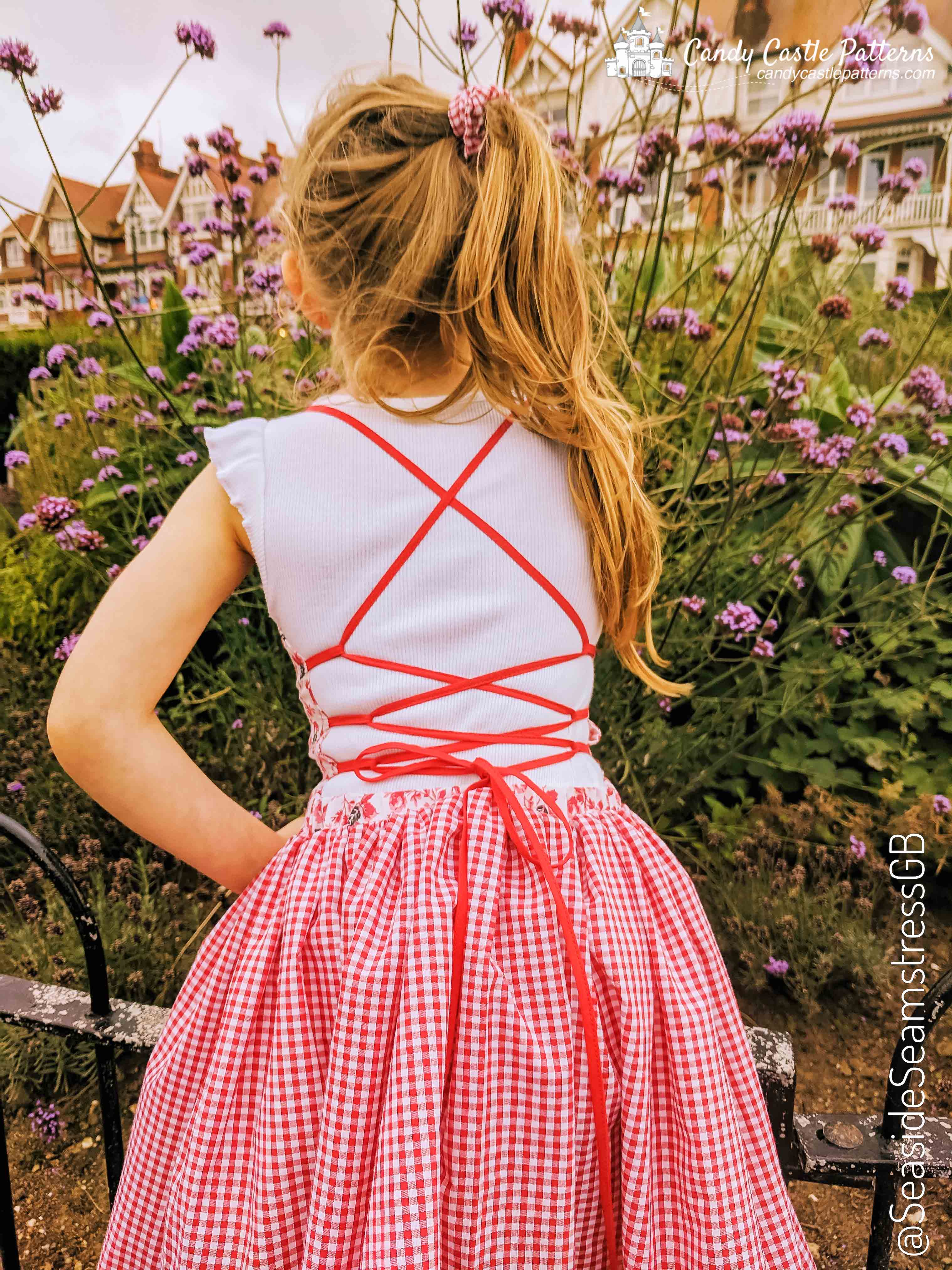 lace strawberry dress