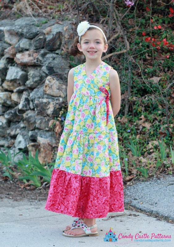Bubblegum Parade Maxi Dress Add-On | candycastlepatterns.com