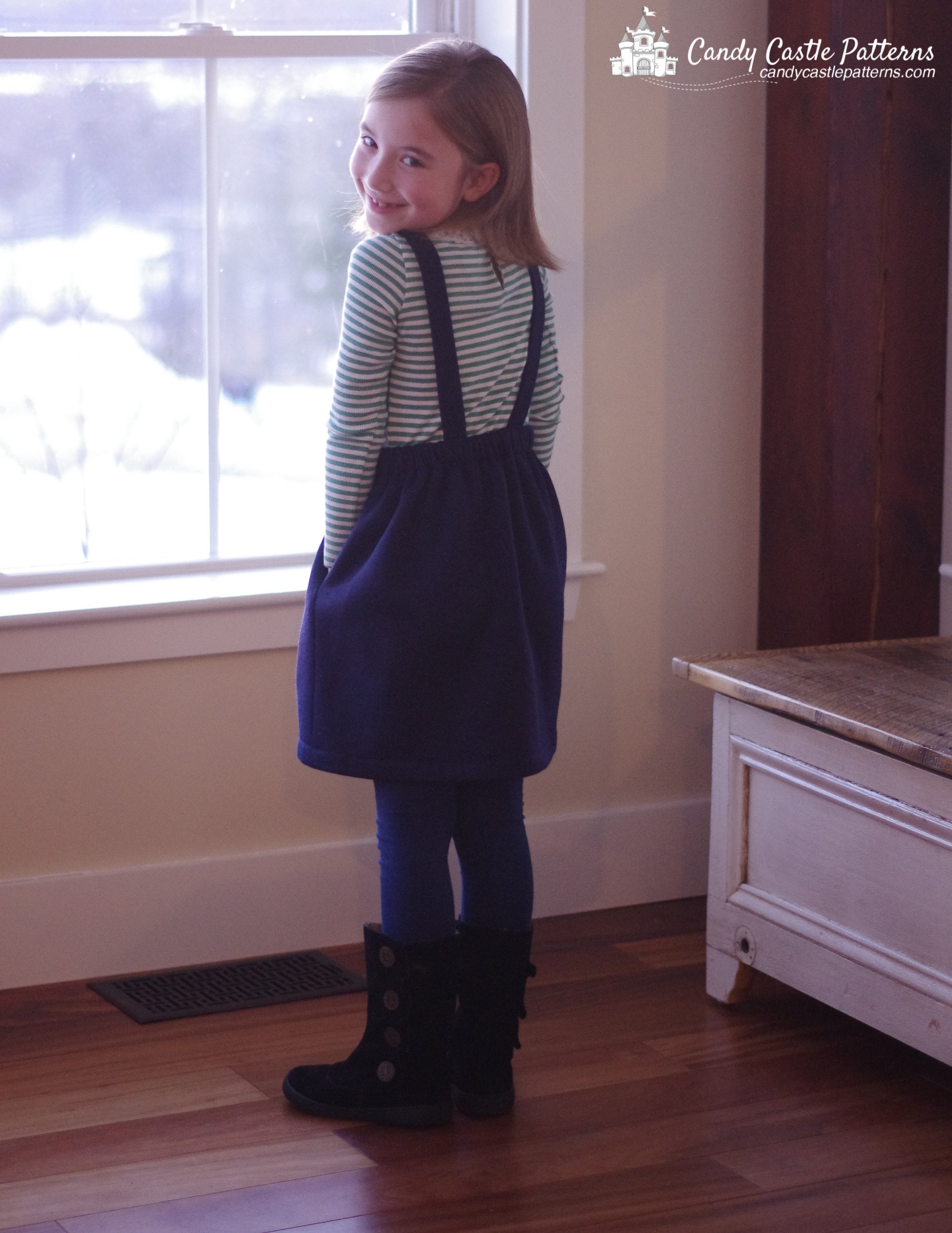 Lunch Bag Suspender Skirt | candycastlepatterns.com